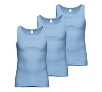 Ammann Achselhemd (3 Stück), strapazierfähig, pflegeleicht, Feinripp, im 3er Pack, hellblau SIZE,5 (M)|6 (L)|7 (XL)|8 (XXL)