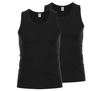 Ammann - Micromodal - Athletic Shirt/Unterhemd - 2er-Pack (XL Schwarz)