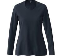 Ammann Mix & Match Bio Single-Jersey Damen-Langarmshirt blau 38