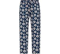 Ammann Mix & Match Single-Jersey Damen-Hose Blumen, lang 38 marine