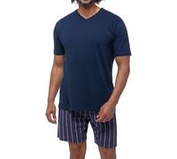 Ammann - Night & Home Cotton - Schlafanzug (L Dunkelblau)