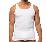 Ammann - Organic Cotton Doppelripp - Unterhemd/Tank Top - 4er Pack (7 Weiß)