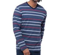 Ammann Schlafanzug Oberteil Herren blau, XL