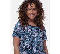 Ammann Schlafanzug Oberteil Damen blau, 36