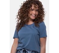 Ammann Schlafanzug Oberteil Damen blau, 38