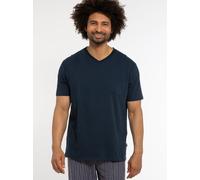 Ammann Schlafanzug Shirt Organic Cotton Herren marine, 5XL