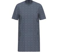 Ammann Single-Jersey Herren-Nachthemd 48 blau
