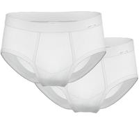 AMMANN Slip mit Eingriff Doppelpack, Serie Feinripp, weiß - 8 = XXL