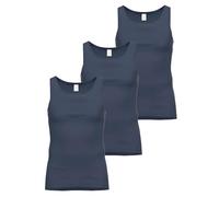 Ammann Unterhemd Day Classic/Feinripp Premium 181150 Gr. L in Nightblue