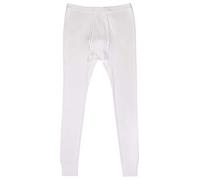 AMMANN Unterhose lang mit Eingriff Doppelripp in weiß Größen 5-8 Größe 8