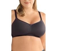 amoena Prothesen Schalen-BH Mara ohne Bügel mit gemoldeten nahtlosen Cups | Größe: 95A | Farbe: Grau | Für den Alltag | Taschen aus atmungsaktivem Material | Verstellbare Träger