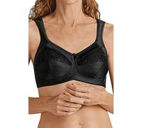 Amoena Damen Plus Size Isadora Full Figure Wirefree Pocketed Bra BH, Undurchsichtige, schwarz, 110C