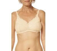 amoena Karolina Schalen-BH | Größe: 85C | Farbe: Sand | Feines Material | Streifenoptik | Gemoldete, gepolsterte Cups kaschieren Unebenheiten und HautirritationenAus atmungsaktiven Material