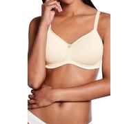 amoena Prothesen Schalen-BH Mara ohne Bügel mit gemoldeten nahtlosen Cups | Größe: 90A | Farbe: Weiß | Für den Alltag | Taschen aus atmungsaktivem Material | Verstellbare Träger