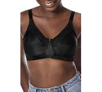 Amoena Soft-BH Nancy | Größe: 85D | Farbe: Schwarz | Klassischer Alltags-BH | Floraler Spitze | Atmungsaktive Taschen | Bequeme, verstellbare Träger | Bilaterale Taschen