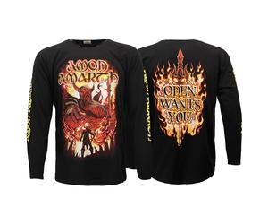 Amon Amarth Oden Wants You Langarm-T-Shirt S Schwarz