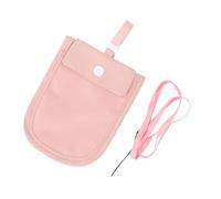 AMONIDA Undercover Bra Wallet, Leichte, wasserdichte Tasche für Reise-Kreditkarten, Wertsachen, 14 X 10 cm (PINK)