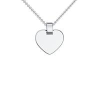 Amoonìc Herzkette Silber 925 Kette Zirkonia Stein Damen +GRATIS Etui mit Gravur Echt Echtsilber Herzanhänger Herzchenkette Halskette Herz Silberkette Anhänger Frau Frauen Freundin klein FF432SS92545