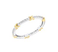 Amor Ring 925 Sterling Silber Damen Ringe, mit Zirkonia synth., Silber, Kommt in Schmuck Geschenk Box, 2035589