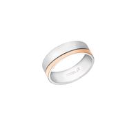 Amor Ring Edelstahl Unisex Damen Herren Ringe, Bicolor, Kommt in Schmuck Geschenk Box, 9940721