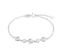 amor - Armband für Mädchen, 925 Sterling Silber, Zirkonia synth. Armbänder & Armreife Weiss Damen