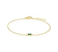 Amor Armband 925 Sterling Silber Damen Armschmuck, mit Zirkonia synth., 17+2 cm, Gold, Kommt in Schmuck Geschenk Box, 2034781