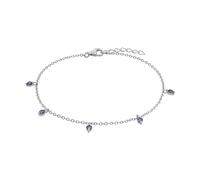 Armband AMOR "2037039" Armbänder Gr. Silber 925 (Sterlingsilber), bunt (silberfarben, blau, blau) Damen Trachtenmode mit Zirkonia (synth.) (57260535-0)