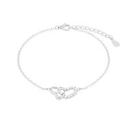 Armband Damen, Silber, 15 mm, Weiß, 1,3 mm 2017178