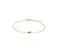 Amor Armband 925 Sterling Silber Damen Armschmuck, mit Zirkonia synth., 17+2 cm, Gold, Kommt in Schmuck Geschenk Box, 2034781