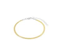 Amor Armband 925 Sterling Silber Damen Armschmuck, 17+4 cm, Bicolor, Kommt in Schmuck Geschenk Box, 2039095