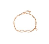 Amor Armband 925 Sterling Silber Damen Armschmuck, mit Zirkonia synth., 17+2 cm, Roséfarben, Kommt in Schmuck Geschenk Box, 2024147