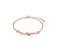 Amor Armband 925 Sterling Silber Damen Armschmuck, mit Zirkonia synth., 17+3 cm, Roséfarben, Kommt in Schmuck Geschenk Box, 9261444