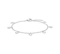 Amor Armband Edelstahl Damen Armschmuck, mit Zirkonia synth., 17+2 cm, Silber, Kommt in Schmuck Geschenk Box, 2034266