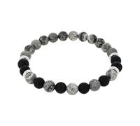 Amor Armband Herren, Grau, Echtschmuck 2040294