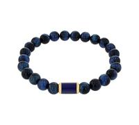 Amor Armband Edelstahl Herren Armschmuck, mit Tigerauge, 19 cm, Gold, Kommt in Schmuck Geschenk Box, 2040293