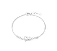 amor - Armband für Damen, 925 Sterling Silber, Zirkonia synth. | Stern Armbänder & Armreife Weiss
