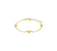 Amor Armband Mädchen Kinder Armschmuck, 14+2 cm, Gold, Herz, Kommt in Schmuck Geschenk Box, 2014692