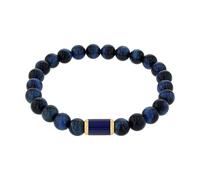 Amor Armband Edelstahl Herren Armschmuck, mit Tigerauge, 19 cm, Gold, Kommt in Schmuck Geschenk Box, 2040293