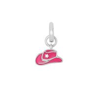 Charm-Einhänger AMOR "Hut, 2039968", bunt (silberfarben, pink), Charms, Damen, Silber 925 (Sterlingsilber), mit Emaille (93756812-0) silberfarben, pink