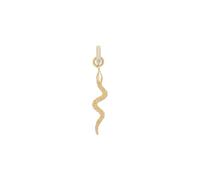 Amor Charm 925 Sterling Silber Damen Charms, 3,4 cm, Gold, Schlange, Kommt in Schmuck Geschenk Box, 2038464