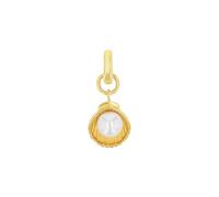 amor - Charm für Damen, 925 Sterling Silber, Muschelkernperle | Muschel Charms & Kettenanhänger
