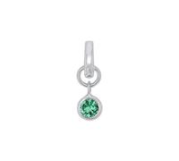 Amor Charm 925 Sterling Silber Damen Charms, mit Zirkonia synth., 1,5 cm, Geburtsstein, Kommt in Schmuck Geschenk Box