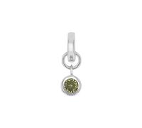 Amor Charm 925 Sterling Silber Damencharms mit Zirkonia 1,5 cm Januar Geschenkbox