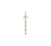 Amor GmbH Charm-Einhänger AMOR 2038503 Silber 925 gelbgoldfarben Zirkonia Damen