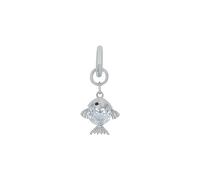 Amor Charm-Einhänger Fisch – 925 Sterling Silber, Zirkonia synth., 2 cm – Damen