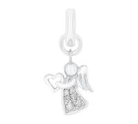 amor - Charm für Damen, 925 Sterling Silber, Zirkonia synth. | Engel Charms & Kettenanhänger