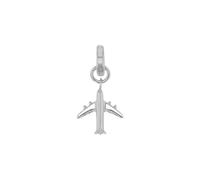 Amor Charm 925 Sterling Silber Damen Charms, 2 cm, Silber, Flugzeug, Kommt in Schmuck Geschenk Box, 2038522