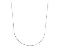 Amor Collier Damen, Herren, Silber, 40 cm, 1 mm, Silber 925, rhodiniert 2017809