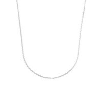 Amor Collier 925 Sterling Silber Unisex Damen Herren Halsschmuck, 45 cm, Silber, Kommt in Schmuck Geschenk Box, 2025984