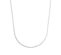 Amor Collier 925 Sterling Silber Unisex Damen Herren Halsschmuck, 42 cm, Silber, Kommt in Schmuck Geschenk Box, 2017795